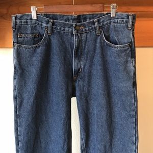 Full Blue Fleece-lined Jeans